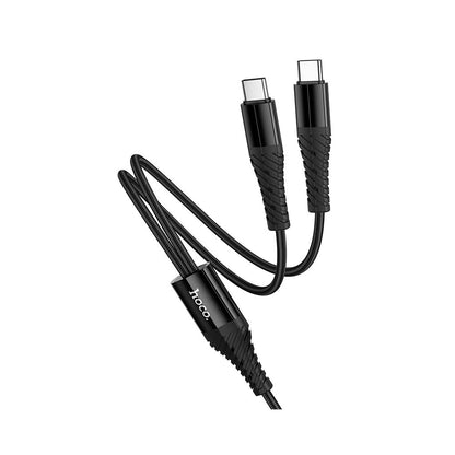 Καλώδιο Φόρτισης USB-C - 2 x USB-C HOCO X123, 10W, 1m, Μαύρο