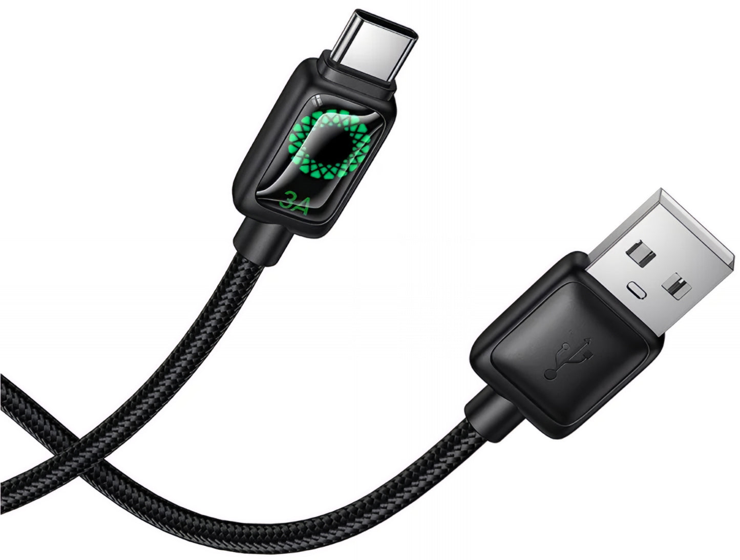 Καλώδιο Δεδομένων και Φόρτισης USB-A - USB-C HOCO U146, 36W, 1.2m, Μαύρο