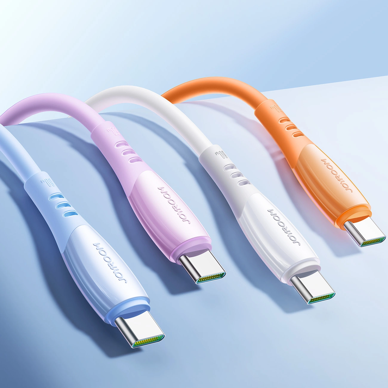 Καλώδιο Δεδομένων και Φόρτισης USB-C - USB-C Joyroom S-A59 Vibrant, 60W, 1.2m, Μπλε