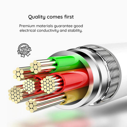 USB-A to Lightning Data and Charging Cable Lito LD03L, 18W, 1m, White