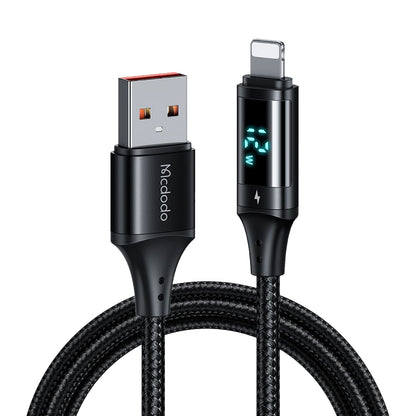 USB-A to Lightning McDodo CA-1060 Data and Charging Cable, 12W, 1.2m, Black
