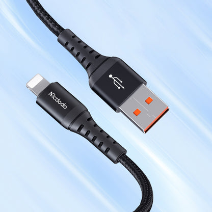 Καλώδιο Δεδομένων και Φόρτισης USB-A - Lightning McDodo CA-2261, 18W, 1m, Μαύρο