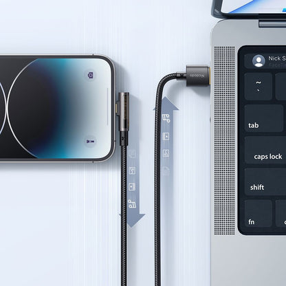 Καλώδιο Δεδομένων και Φόρτισης USB-A - Lightning McDodo CA-3510 Angled, 18W, 1.2m, Μαύρο