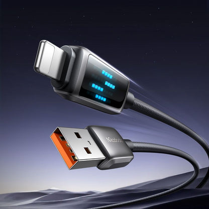 Καλώδιο Δεδομένων και Φόρτισης USB-A - Lightning McDodo CA-5250 Display, 18W, 1.2m, Μαύρο