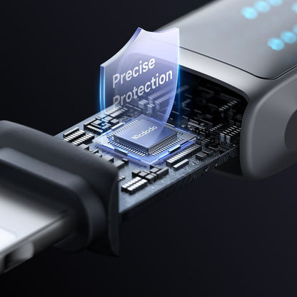 Καλώδιο Δεδομένων και Φόρτισης USB-A - Lightning McDodo CA-5250 Display, 18W, 1.2m, Μαύρο