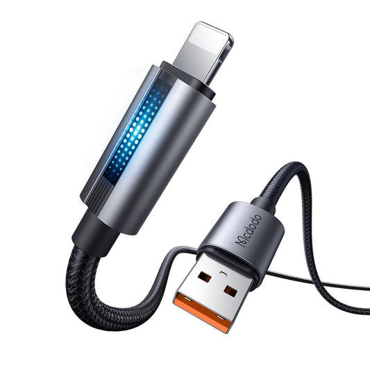 Καλώδιο Δεδομένων και Φόρτισης USB-A - Lightning McDodo CA-5660, 18W, 1.2m, Μαύρο