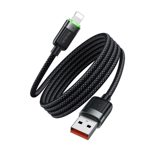 Καλώδιο Δεδομένων και Φόρτισης USB-A - Lightning McDodo CA-6000 Self Winding, 18W, 1.2m, Μαύρο