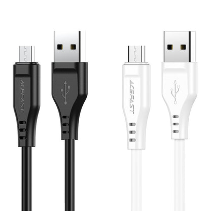 Καλώδιο Δεδομένων και Φόρτισης USB-A - microUSB Acefast C3-09, 18W, 1.2m, Μαύρο