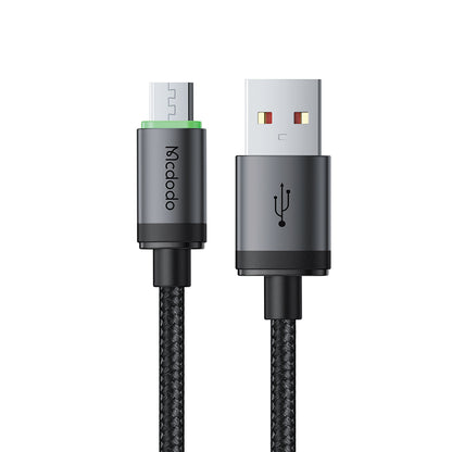 USB-A to microUSB Data and Charging Cable McDodo CA-3990, 18W, 1m, Black