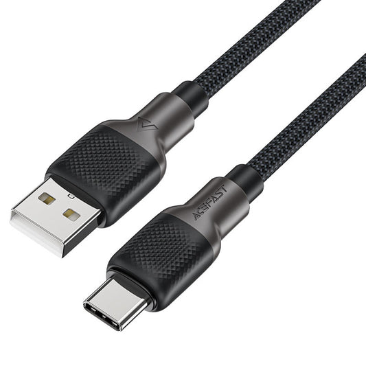 Καλώδιο Δεδομένων και Φόρτισης USB-A - USB-C Acefast C10-04, 18W, 1.2m, Μαύρο