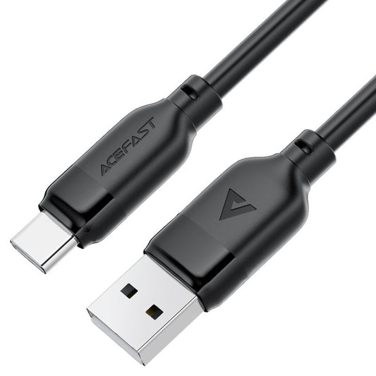 Καλώδιο Δεδομένων και Φόρτισης USB-A - USB-C Acefast C16-04, 18W, 1.2m, Μαύρο
