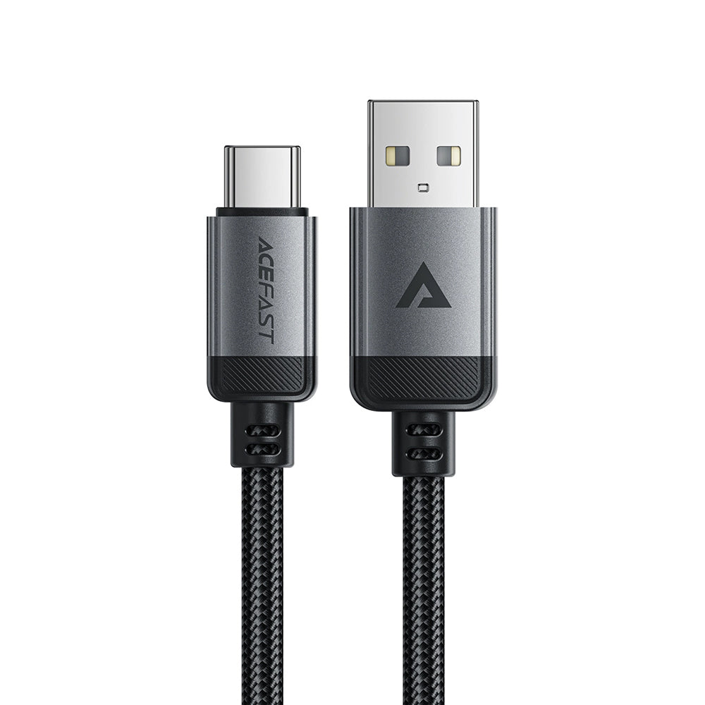 Καλώδιο Δεδομένων και Φόρτισης USB-A - USB-C Acefast C20-04, 18W, 1.2m, Μαύρο