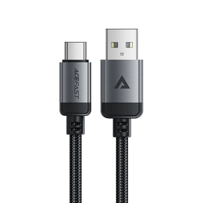 Καλώδιο Δεδομένων και Φόρτισης USB-A - USB-C Acefast C20-04, 18W, 1.2m, Μαύρο