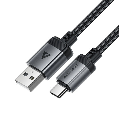 Καλώδιο Δεδομένων και Φόρτισης USB-A - USB-C Acefast C20-04, 18W, 1.2m, Μαύρο
