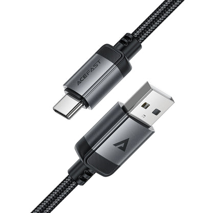 Καλώδιο Δεδομένων και Φόρτισης USB-A - USB-C Acefast C20-04, 18W, 1.2m, Μαύρο
