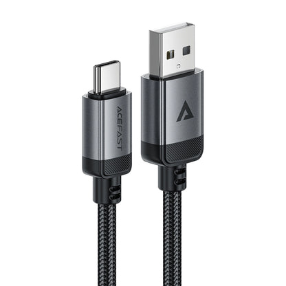 Καλώδιο Δεδομένων και Φόρτισης USB-A - USB-C Acefast C20-04, 18W, 1.2m, Μαύρο