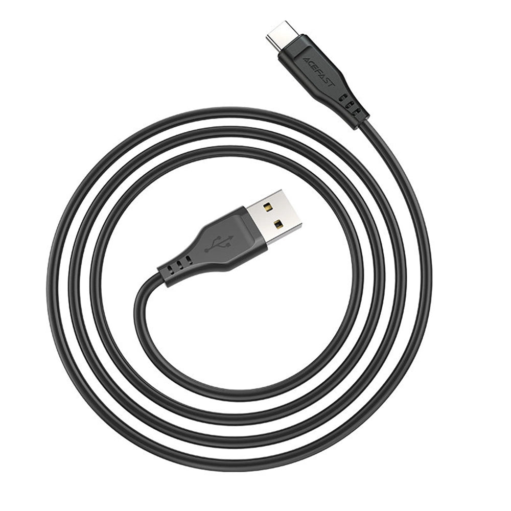 Καλώδιο Δεδομένων και Φόρτισης USB-A - USB-C Acefast C3-03, 60W, 1.2m, Λευκό