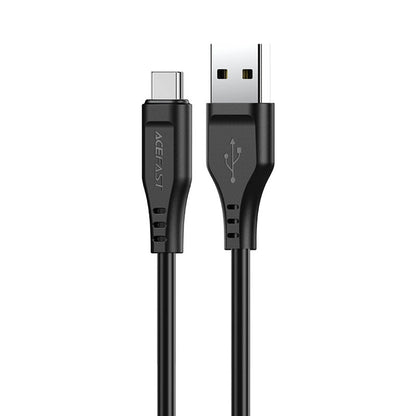 Καλώδιο Δεδομένων και Φόρτισης USB-A - USB-C Acefast C3-03, 60W, 1.2m, Μαύρο