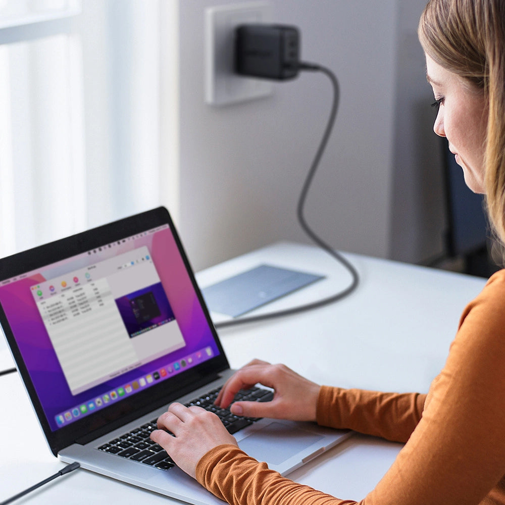 Καλώδιο Δεδομένων και Φόρτισης USB-A - USB-C Acefast C3-03, 60W, 1.2m, Μαύρο