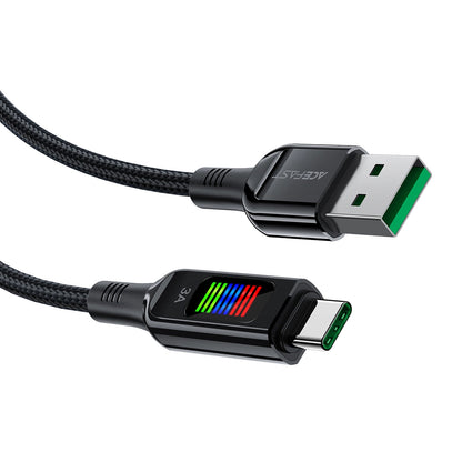Καλώδιο Δεδομένων και Φόρτισης USB-A - USB-C Acefast C7-04, 18W, 1.2m, Μαύρο
