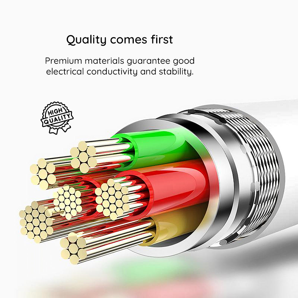 Καλώδιο Δεδομένων και Φόρτισης USB-A - USB-C Lito LD03T, 18W, 1m, Λευκό