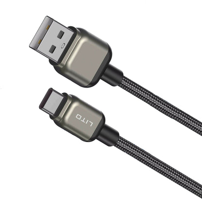 Καλώδιο Δεδομένων και Φόρτισης USB-A - USB-C Lito LD17, 18W, 1m, Μαύρο