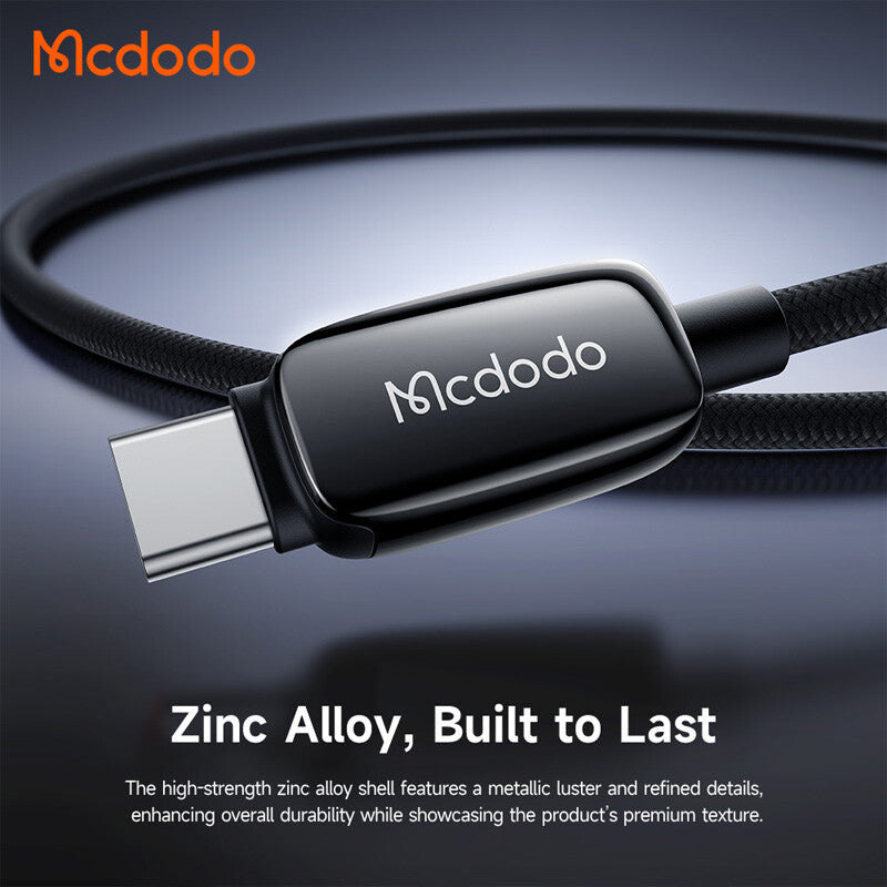 Καλώδιο Δεδομένων και Φόρτισης USB-A - USB-C McDodo CA-0020, 66W, 1.2m, Μαύρο