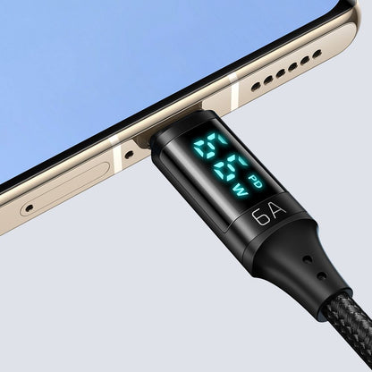 Καλώδιο Δεδομένων και Φόρτισης USB-A - USB-C McDodo CA-1080 Display, 66W, 1.2m, Μαύρο