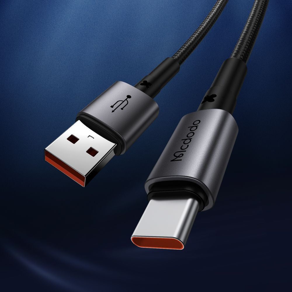 Καλώδιο Δεδομένων και Φόρτισης USB-A - USB-C McDodo CA-3590, 100W, 1.2m, Μαύρο