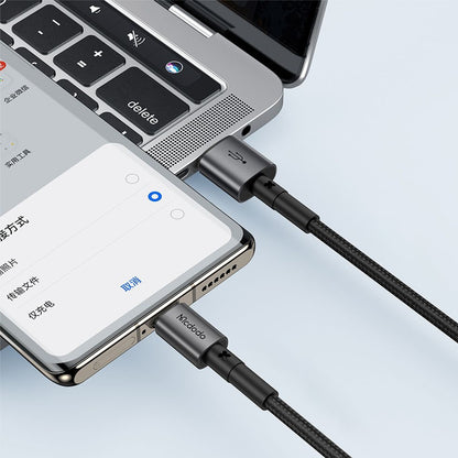 Καλώδιο Δεδομένων και Φόρτισης USB-A - USB-C McDodo CA-3590, 100W, 1.2m, Μαύρο