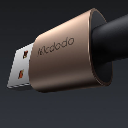 Καλώδιο Δεδομένων και Φόρτισης USB-A - USB-C McDodo CA-6891, 66W, 1.2m, Χρυσό