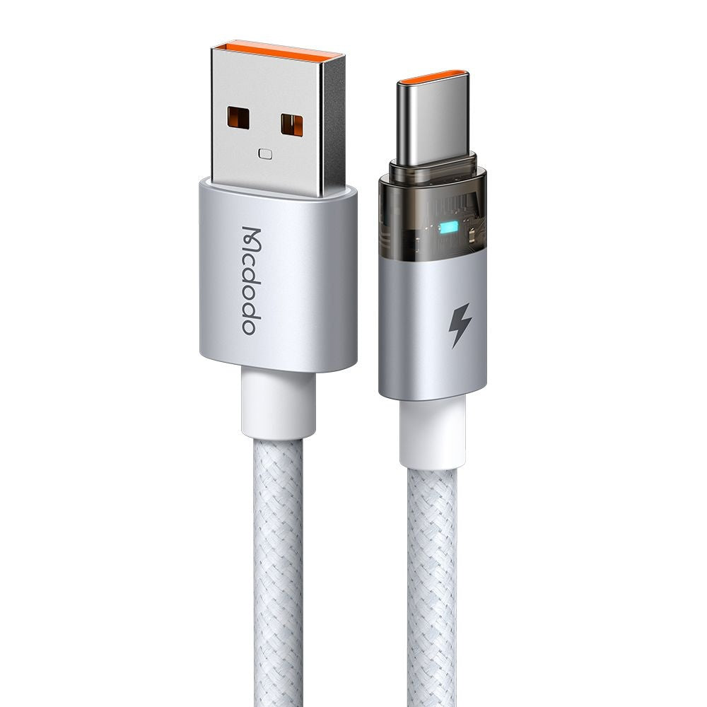 Καλώδιο Δεδομένων και Φόρτισης USB-A - USB-C McDodo CA-6892, 66W, 1.2m, Λευκό
