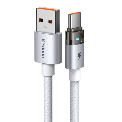 Καλώδιο Δεδομένων και Φόρτισης USB-A - USB-C McDodo CA-6892, 66W, 1.2m, Λευκό
