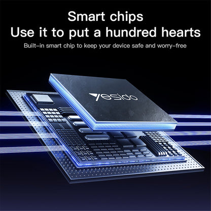 USB-A to USB-C Data and Charging Cable Yesido CA130C, 18W, 2m, Black