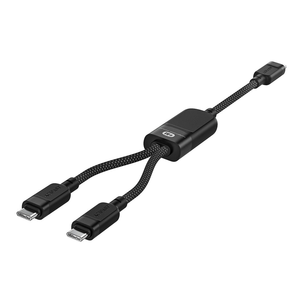 Καλώδιο Δεδομένων και Φόρτισης USB-C - 2 x USB-C Acefast C5-11, 100W, 1.2m, Μαύρο