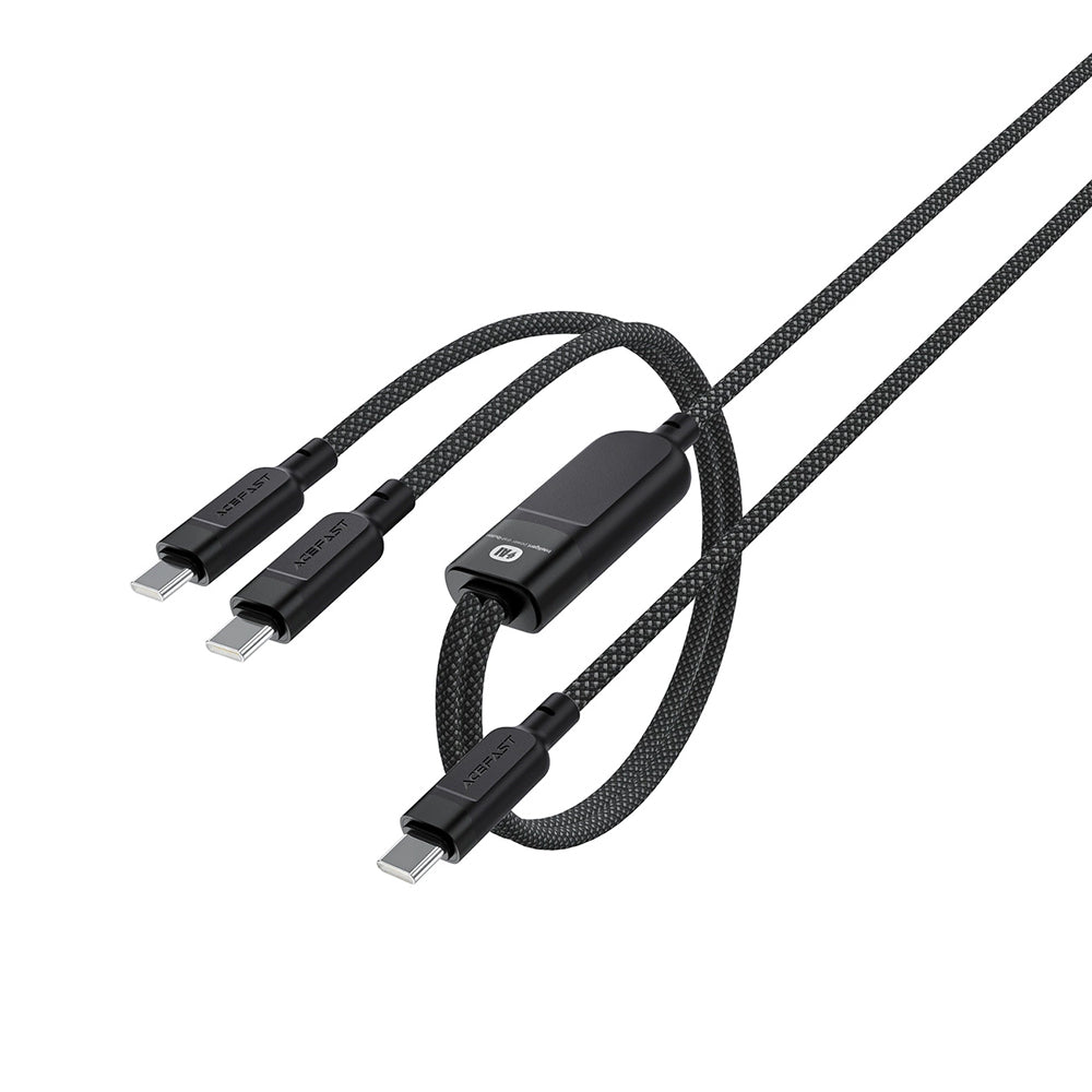 Καλώδιο Δεδομένων και Φόρτισης USB-C - 2 x USB-C Acefast C5-11, 100W, 1.2m, Μαύρο