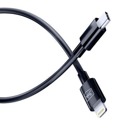 Καλώδιο Δεδομένων και Φόρτισης USB-C - Lightning 3MK Hyper, 20W, 1.2m, Λευκό