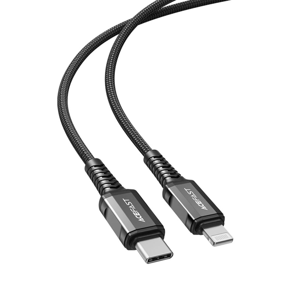 Καλώδιο Δεδομένων και Φόρτισης USB-C - Lightning Acefast C1-01, 30W, 1.2m, Μαύρο