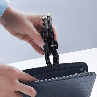 Καλώδιο Δεδομένων και Φόρτισης USB-C - Lightning Acefast C23-01, 30W, 1.2m, Μαύρο