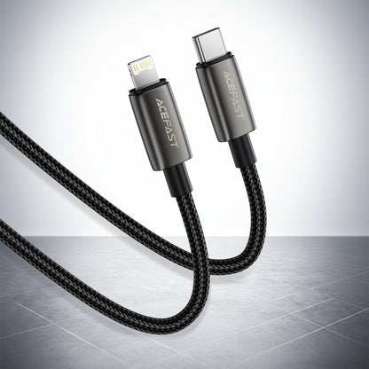 Καλώδιο Δεδομένων και Φόρτισης USB-C - Lightning Acefast C23-01, 30W, 1.2m, Μαύρο