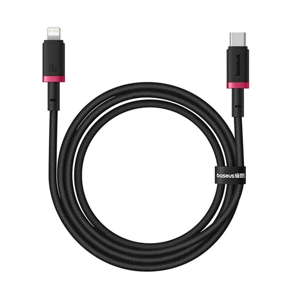 Καλώδιο Δεδομένων και Φόρτισης USB-C - Lightning Baseus Dura Series, 20W, 1m, Κόκκινο Μαύρο P10377800U01-01