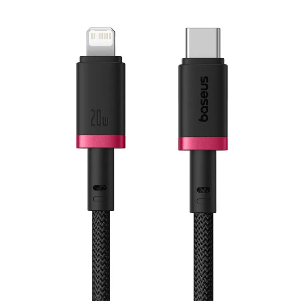 Καλώδιο Δεδομένων και Φόρτισης USB-C - Lightning Baseus Dura Series, 20W, 1m, Κόκκινο Μαύρο P10377800U01-01