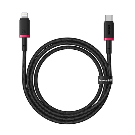 Καλώδιο Δεδομένων και Φόρτισης USB-C - Lightning Baseus Dura Series, 20W, 2m, Κόκκινο Μαύρο E0420802