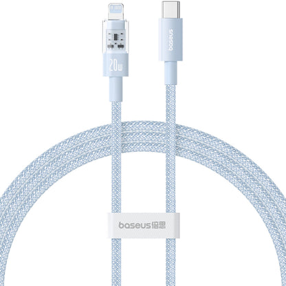 Καλώδιο Δεδομένων και Φόρτισης USB-C - Lightning Baseus Gem, 20W, 1m, Μπλε P10373001311-00