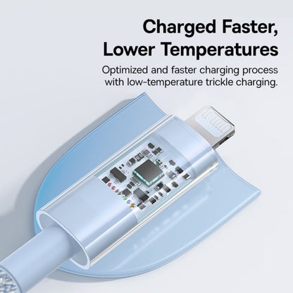Καλώδιο Δεδομένων και Φόρτισης USB-C - Lightning Baseus Gem, 20W, 1m, Μπλε P10373001311-00