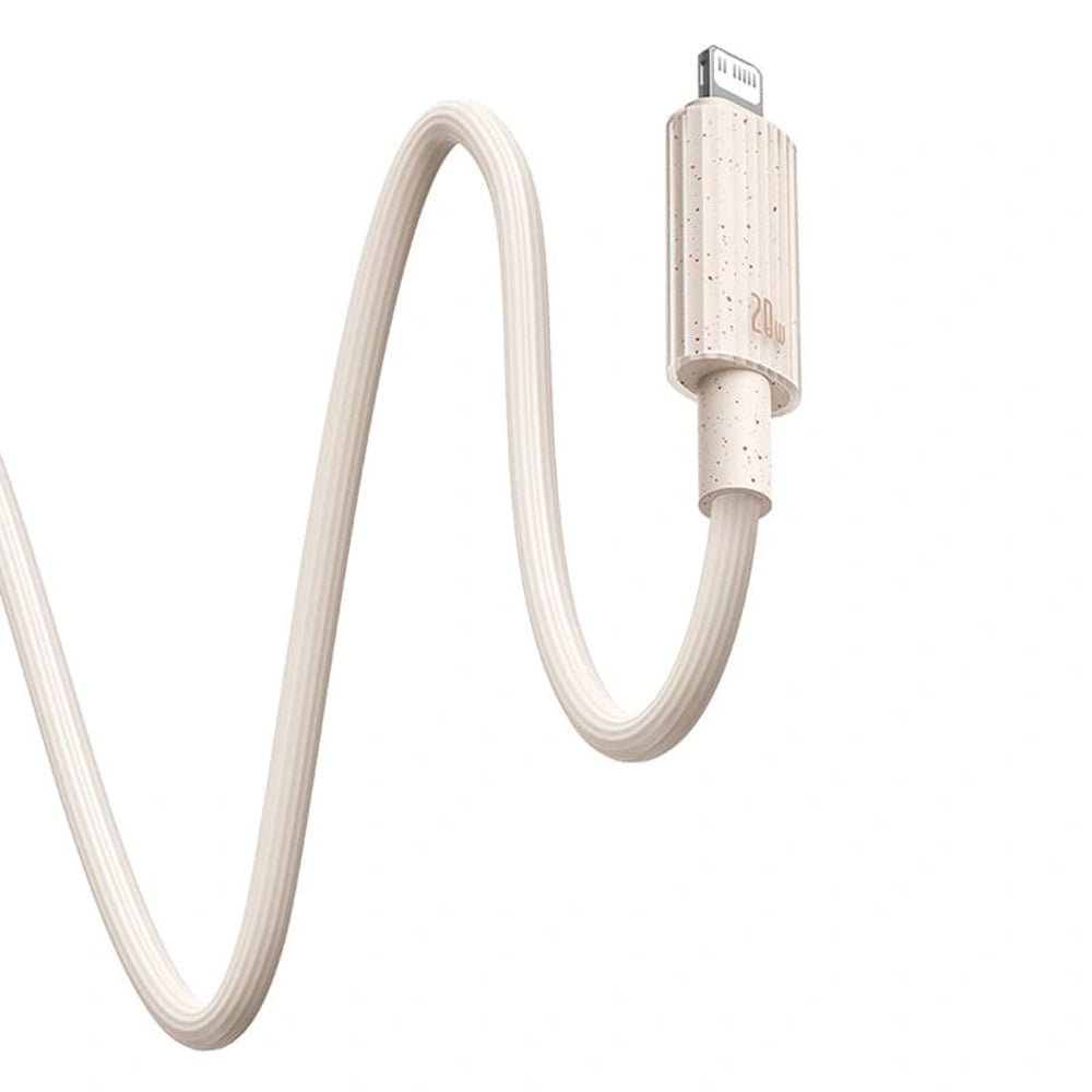 Καλώδιο Δεδομένων και Φόρτισης USB-C - Lightning Baseus Habitat, 20W, 2m, Πράσινο P10360201631-01