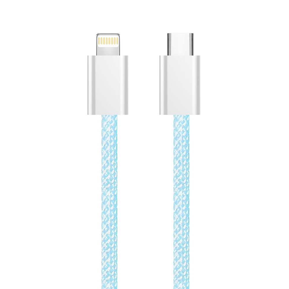Καλώδιο Δεδομένων και Φόρτισης USB-C - Lightning ColorWay CW-CBPDCL061, 27W, 1m, Μπλε