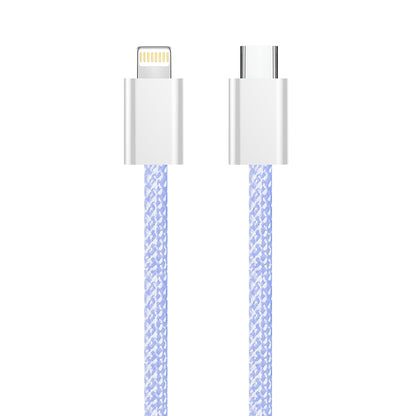 USB-C to Lightning Data and Charging Cable ColorWay CW-CBPDCL061, 27W, 1m, Purple