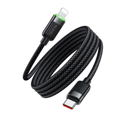 Καλώδιο Δεδομένων και Φόρτισης USB-C - Lightning McDodo CA-2010 Self Winding, 36W, 1.2m, Μαύρο