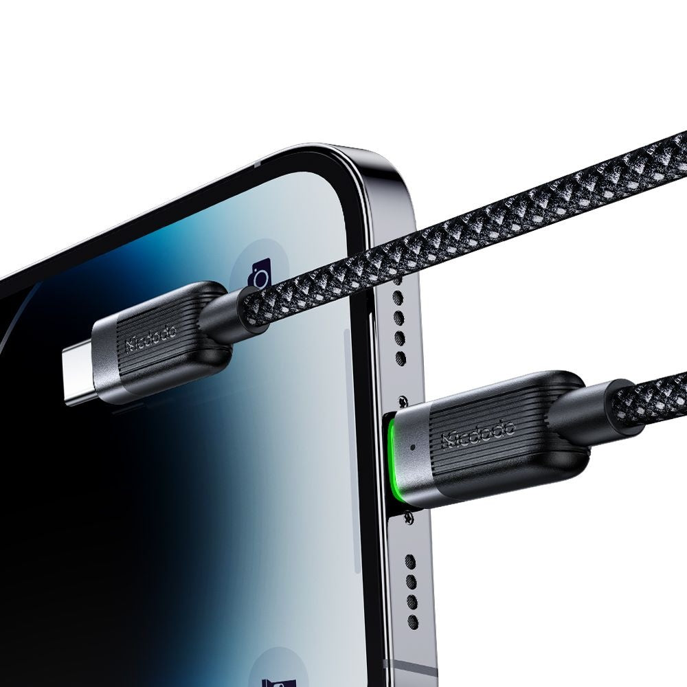 Καλώδιο Δεδομένων και Φόρτισης USB-C - Lightning McDodo CA-2010 Self Winding, 36W, 1.2m, Μαύρο